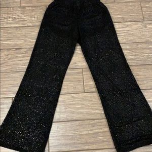 NO BOUNDARIES Lace Wide Leg Pants SZ S